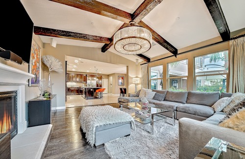 Spring Valley House | Resort-style home + guesthouse with private pool, hot tub, bar, & mountain views