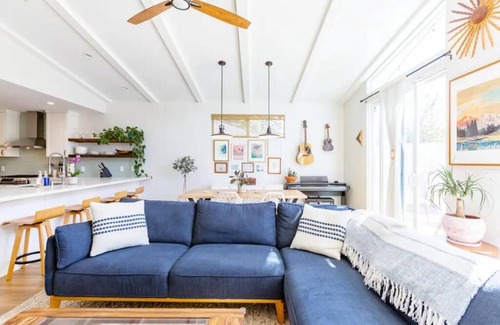 Grover Beach House | Resort-style home with kid friendly yard