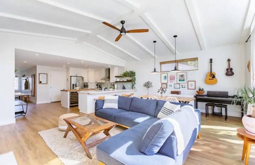 Grover Beach House | Resort-style home with kid friendly yard