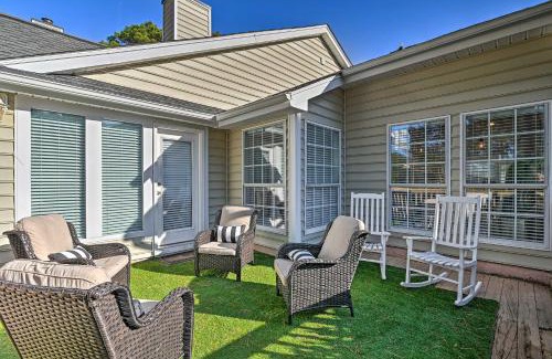 Pawleys Island Apartment | Resort Villa on Golf Course with Beach Access!