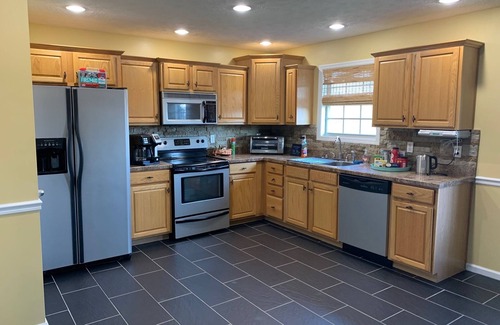Lawrenceburg House | Restful Bourbon Trail Lodge with Pool and Hot Tub