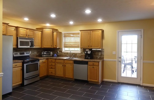 Lawrenceburg House | Restful Bourbon Trail Lodge with Pool and Hot Tub