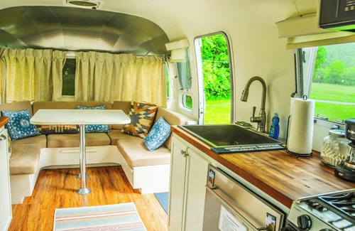 Roseland House | Restored Vintage Airstream at Craft Brewery