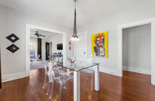 Charlotte House | Retro 1BR in Elizabeth with Porch & Eclectic Design