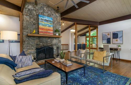 Fairview House | Retro Metro Deck House MCM Gem with Hot Tub & Spectacular Views!