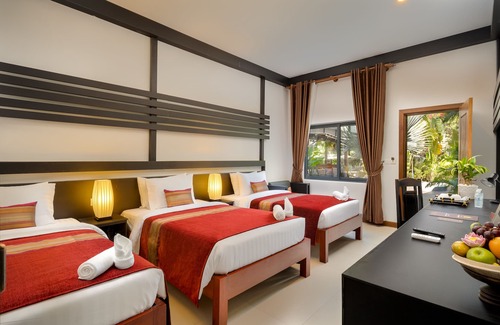 Siem Reap Hotel | Reveal Courtyard in Reveal Angkor