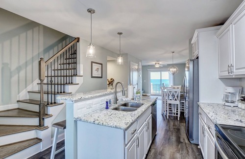 Sneads Ferry House | Revive! Oceanfront Home | Pool | Hot Tub | Elevator