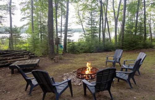 Rhinelander House | Rhinelander Waterfront Cabin with Deck and Fire Pit!