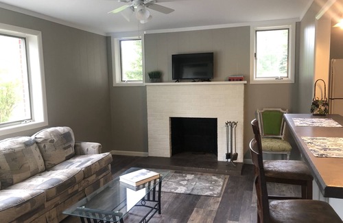 Chautauqua Apartment | Right outside the gates of Chautauqua Institution. Pet friendly!
