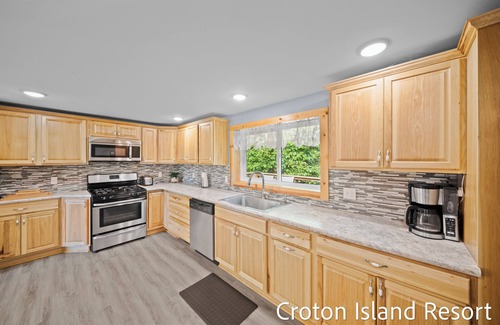 Newaygo Cottage | River Front Home with Amazing views and a shared private island!