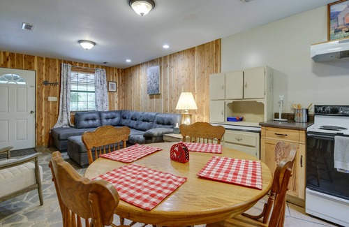 Briceville Cabin | Riverfront Briceville Cabin w/Patio & Fire Pit!