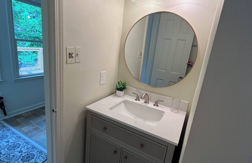 Chimney Rock Cottage | Riverfront cottage within walking distance to downtown Chimney Rock.