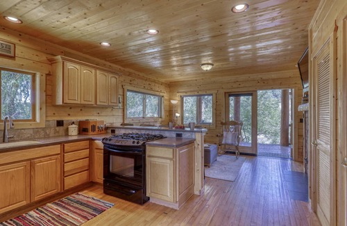 Pagosa Springs Cabin | Riverfront Cozy Cabin, Gas Fireplace, Pet-Friendly, Close to Downtown, Skiing, and Hiking Adventures
