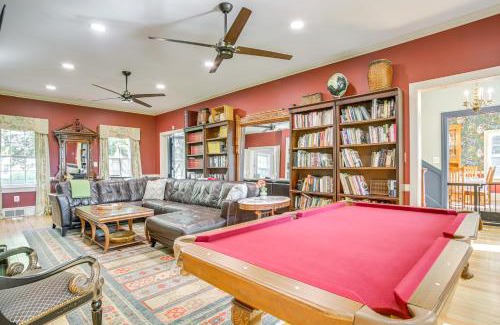 Denton House | Riverfront Denton Estate on 7 Acres with Heated Pool