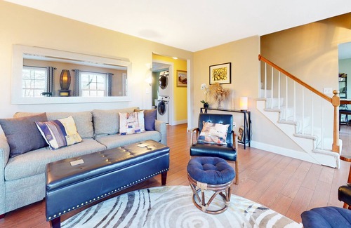 Kennebunk House | Riverfront, dog-friendly home with hot tub, kayaks, canoe, 2 firepits & dock