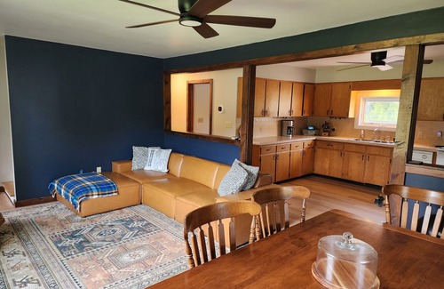 Chester House | Riverfront, family fun, amazing rec room, close to Magic & Okemo