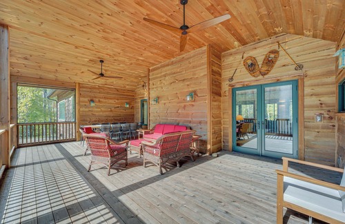 Keene Cottage | Riverfront Hideaway in Keene: Walk to Town!