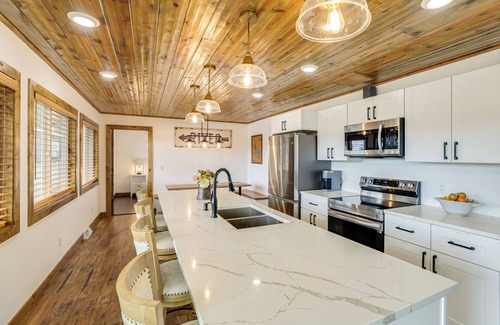 Wisconsin Dells Cabin | Riverfront Home w/Private Dock in Wisconsin Dells