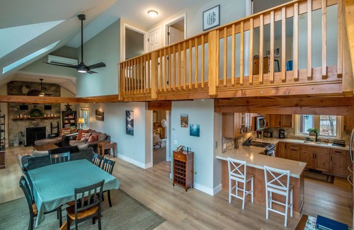 Center Conway House | Riverfront home on the Saco River with a hot tub, close to everything.