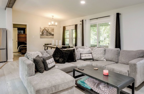 Cotter House | Riverfront Home w/Porches & Views in Cotter!