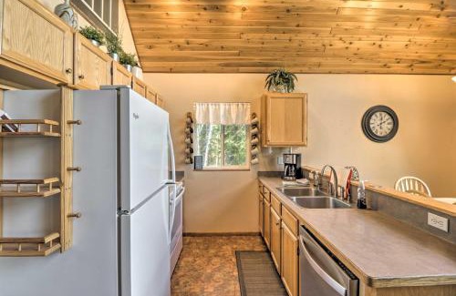 Whitefish House | Riverfront Hungry Horse House with Large Deck!