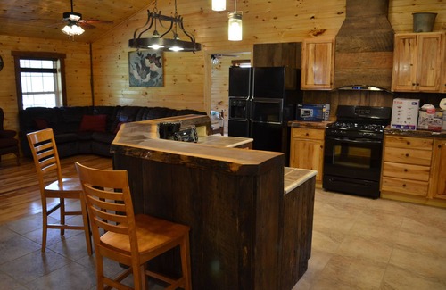 Hot Springs Cabin | Riverfront Log Cabin, Private Hot Tub, Fireplace, River Access, Universal Access