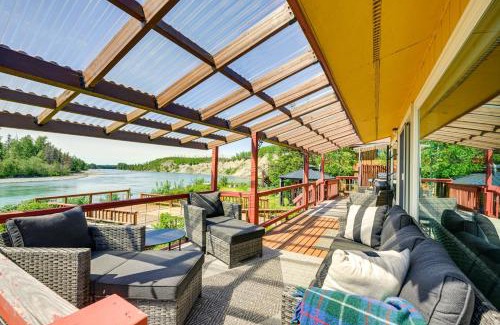 Sterling House | Riverfront Retreat with Fishing Dock in Sterling!