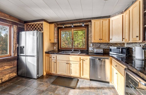 Black River Falls Cabin | Riverfront-Sandy Beach-Tiki Bar-Dock-Recreation Room-3700ft