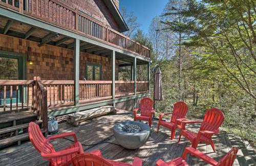 Lakemont House | Riverfront Tallulah Falls Cabin with Hot Tub!