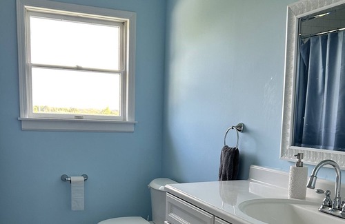 Calverton House | Riverhead Heated Pool Oasis near Lavender Fields, Splish Splash and Tanger Mall