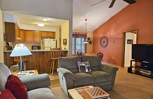 Lincoln Condo | Riverside, AC, deck, view, pool, swimming hole, tennis. RF302 by LRS