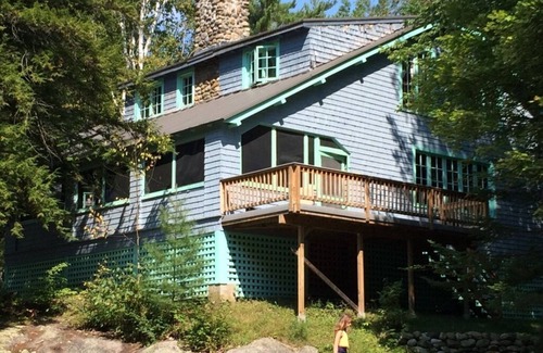 Warren House | RIVERSIDE FULLER CAMP 9-Bedroom Timber-Frame Cottage style.