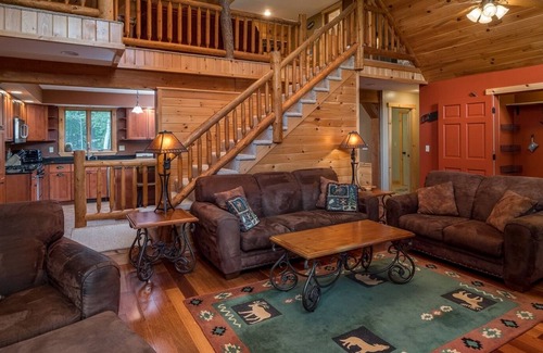 Sunday River Area House | Riverwood Log Home in Newry