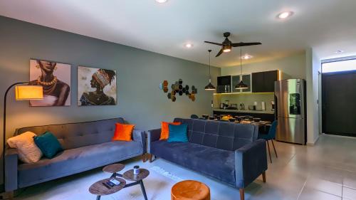 Ejidal Apartment | Riviera Home - New 2BR Condo w. big Pool & Jacuzzi