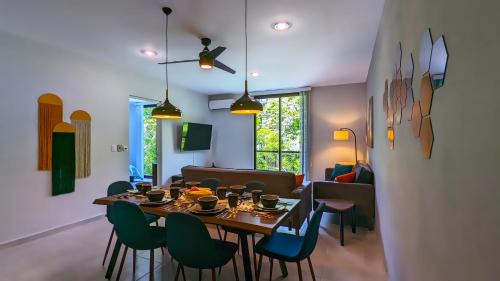 Ejidal Apartment | Riviera Home - New 2BR Condo w. big Pool & Jacuzzi