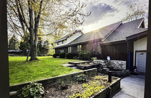 Plymouth House | Road America Adjacent Lake House with indoor pool