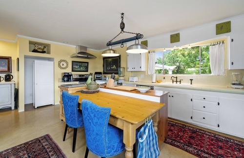 Prescott House | Rockhouse Historic Retreat Vacation Rental | 1-BR House Scenic Dells, Prescott | Timeless Décor Walking Access to Trails