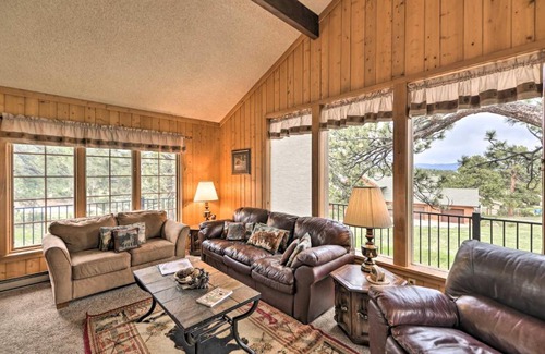 Carriage Hills House | Rocky Mountain Breezes Cabin Grill and Deck!