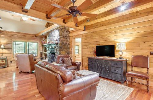 Rogers House | Rogers Cabin on 17 Acres with Wraparound Deck!