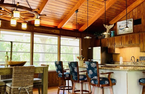 North Captiva Cottage | Romantic beach home with golf cart Remodeled Coastal charm