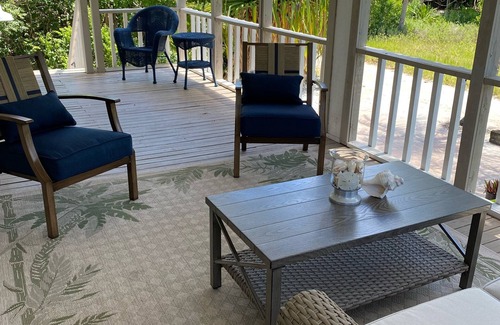 North Captiva Cottage | Romantic beach home with golf cart Remodeled Coastal charm