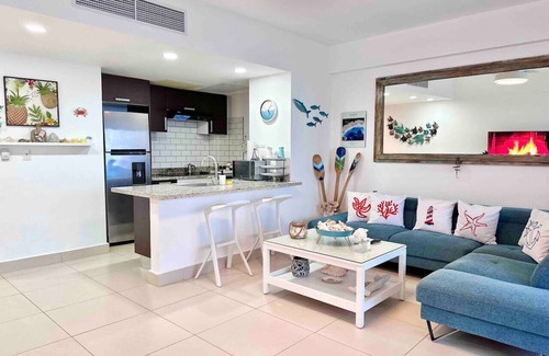 Juan Dolio - El Pueblo Apartment | Romantic Hideaway Beach Front Condo, Spectacular Views, Pool