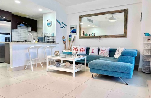 Juan Dolio - El Pueblo Apartment | Romantic Hideaway Beach Front Condo, Spectacular Views, Pool