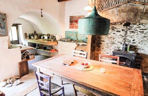 Altillac House | Romantic rustic stone house with garden and beautiful terrace