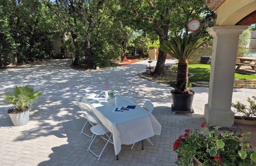 Quissac House | Romarin 4/6 pers. terrace-garden-pool