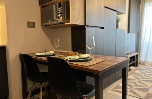Downtown Santiago Apartment | Rondizzoni, Aire acondicionado, 2 min al Metro, in front of MovistarArena, park view