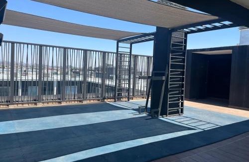 Downtown Santiago Apartment | Rondizzoni, Aire acondicionado, 2 min al Metro, in front of MovistarArena, park view