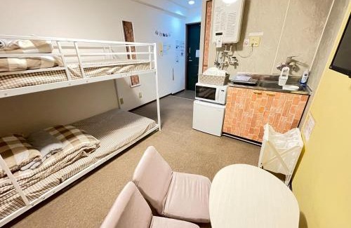 Higashi Apartment | Room 303 Aruter Hotel Sapporo 10-minute walk from Sapporo Station Retro Japandi Room - Vacation STAY 18864