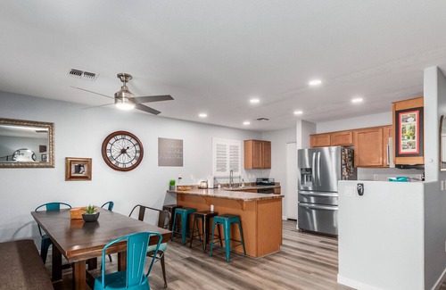 Circle Cross Ranch House | Room for EVERYONE--pets, too! with heated zero-entry pool, W/C accessible bath