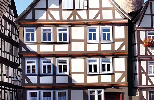 Schlitz Apartment | Room 'Lucas' with Shared Terrace and Wi-Fi